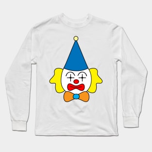 Clown - funny face. Long Sleeve T-Shirt